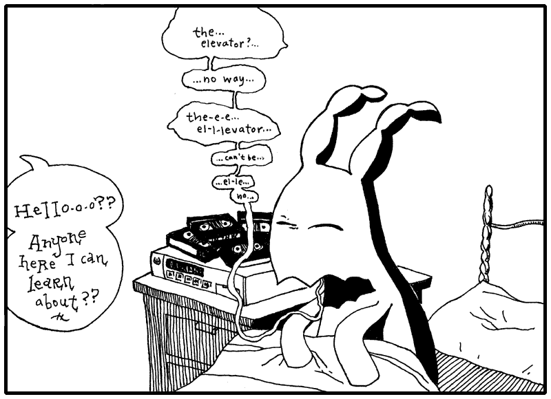 Blinky, winky, a goat... awakes... Blinky, winky, a goat... awakes...