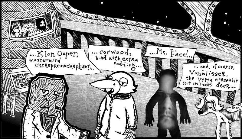 Klon Ooper. Corwood. Mr. Face. Vonblisser. The Originals. Klon Ooper. Corwood. Mr. Face. Vonblisser. The
Originals.